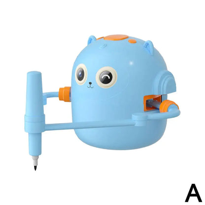 Drawing Robot for Kids Voice Interactive Educational Smart Art Painting Machine Montessori Painting Learning Toys Pink/Blue